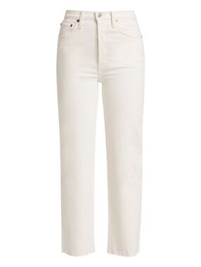 RE/DONE Women's Originals 90's High Rise Loose Jeans Vintage White 26 × 30 NWT